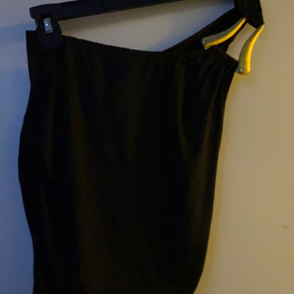 Black one shoulder top
